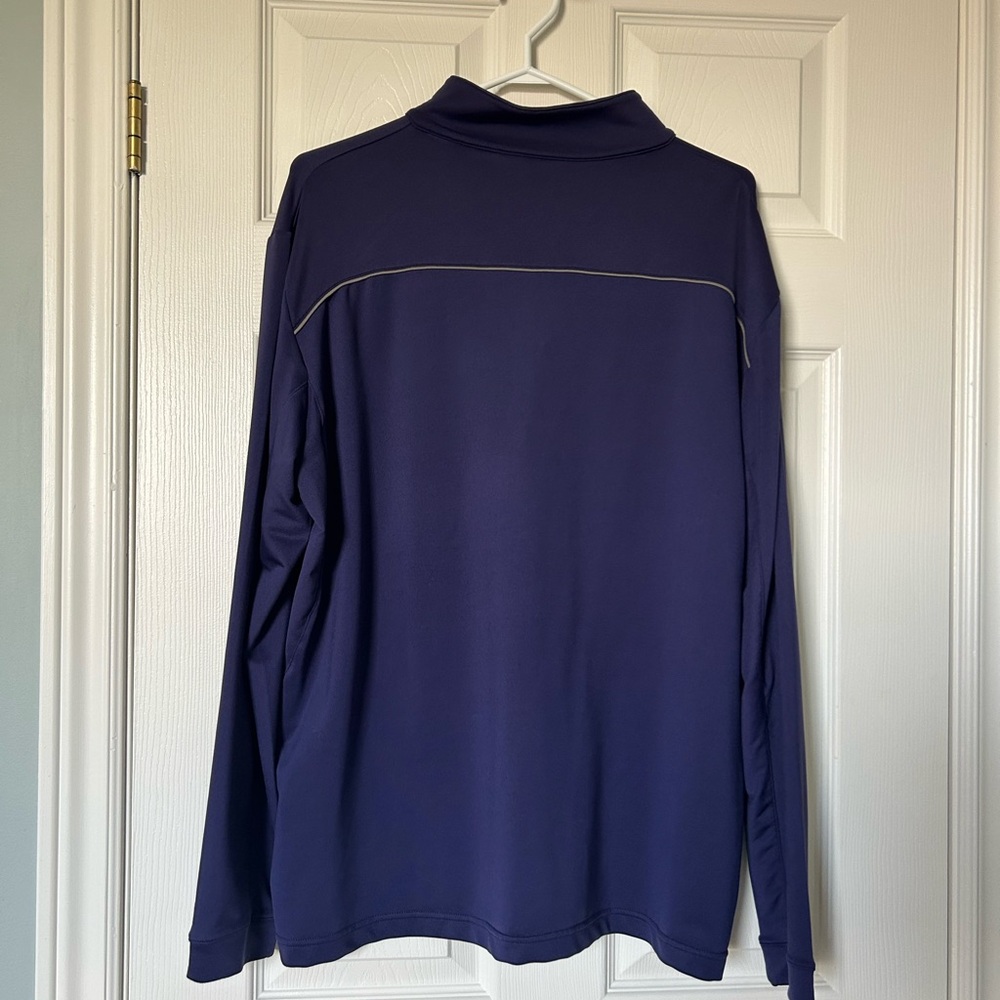 Gordon Cooper Golf 1/4 Zip Pullover Large Blue Performance Light Sweater - Picture 3 of 6